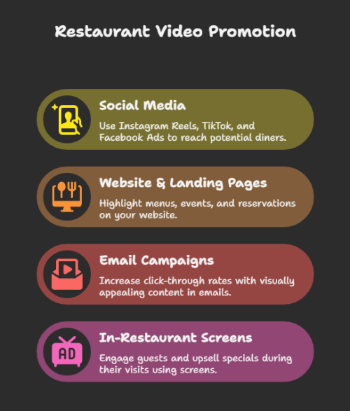 Where to Use Restaurant Promotional Videos