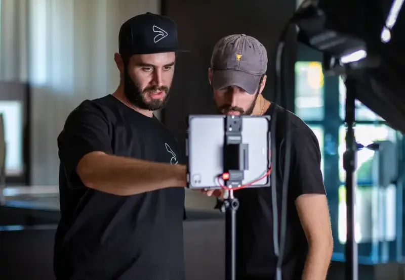 camera operator shot