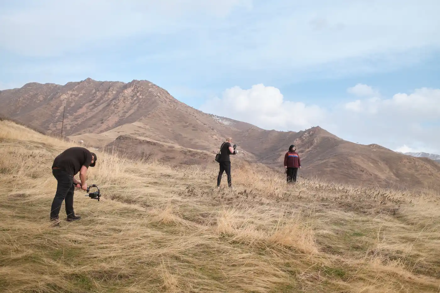 Eagle Wing Productions on-location video shoot near Ogden, UT